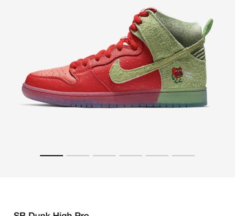 Nike Sb Dunk Strawberry Cough