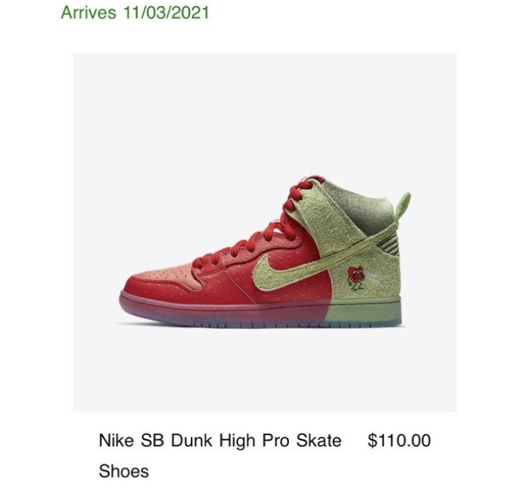 Nike Sb Dunk Strawberry Cough