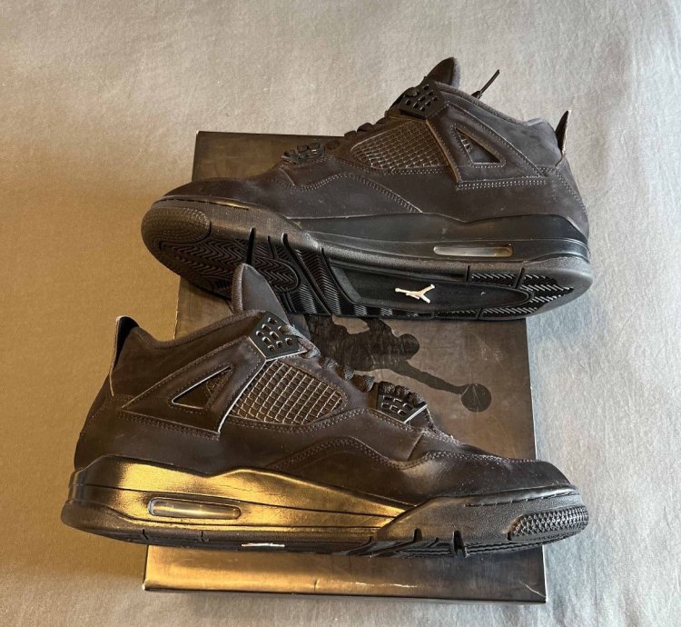Nike Air Jordan 4 Black Cat Size 13 Cu1110 010