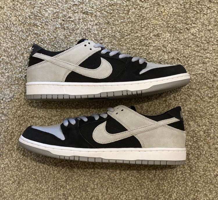 Nike Sb Dunk Zoom Low Wolf Grey 854866001 Size 10 Supreme