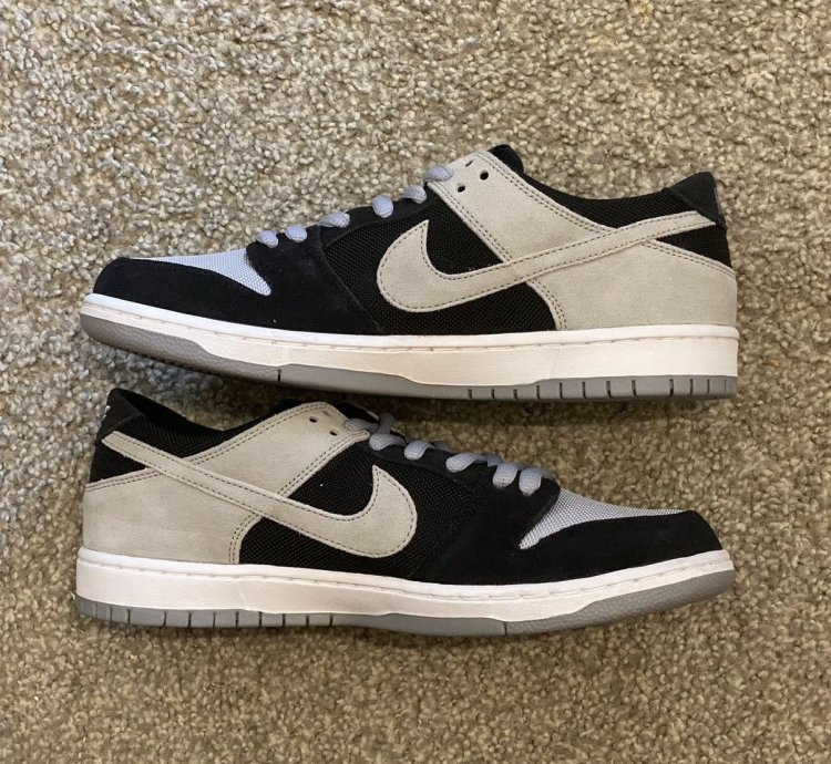 Nike Sb Dunk Zoom Low Wolf Grey 854866001 Size 10 Supreme
