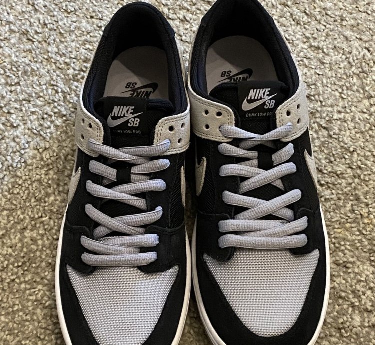 Nike Sb Dunk Zoom Low Wolf Grey 854866001 Size 10 Supreme