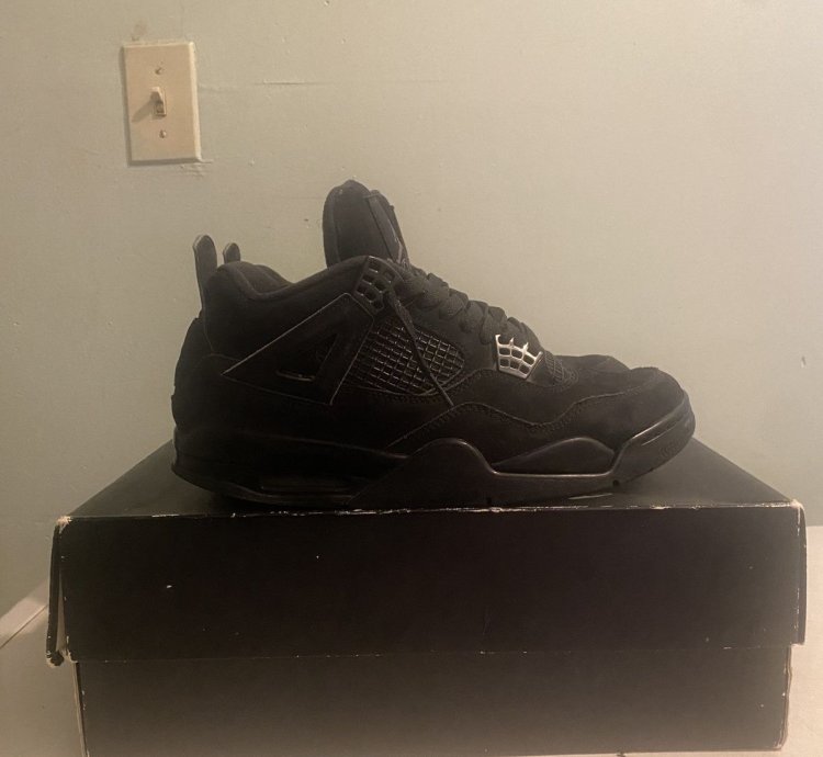 Nike Air Jordan 4 Retro 2020 Black Cat Us Size 9 5