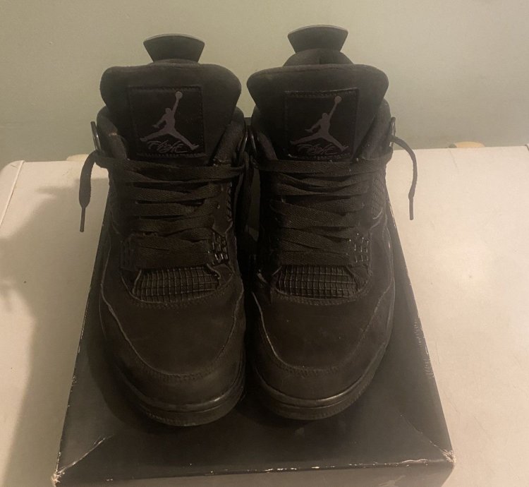 Nike Air Jordan 4 Retro 2020 Black Cat Us Size 9 5