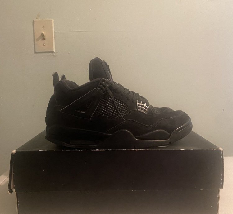 Nike Air Jordan 4 Retro 2020 Black Cat Us Size 9 5