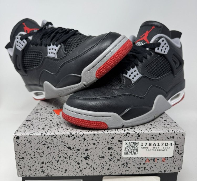 Nike Air Jordan 4 Retro Bred Reimagined