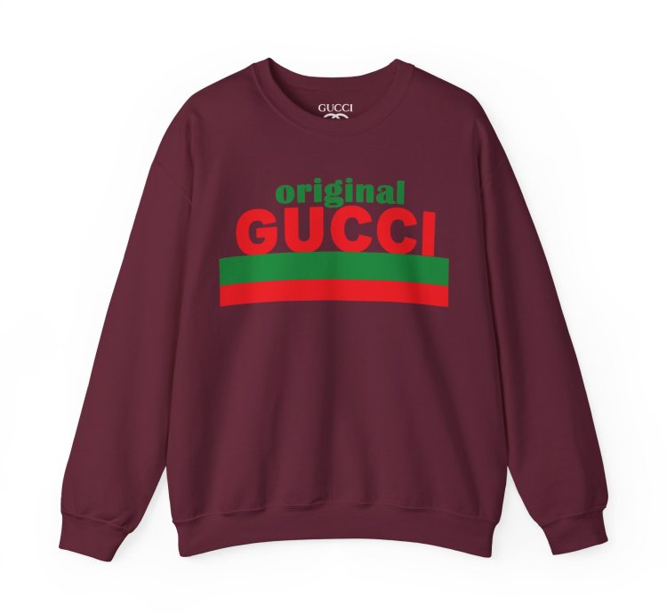 Gucci Maroon Sweatshirt - Size Usa