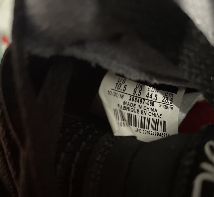 Nike Air Jordan 4 Retro Og Bred 2019 Men Us Size 10 5
