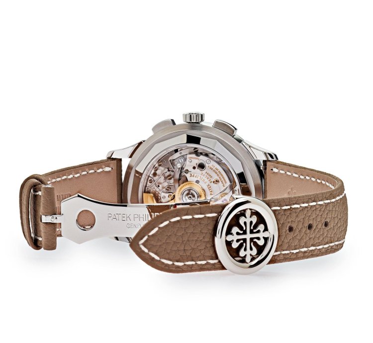 Patek Philippe World Time Chronograph Complications 5935a-001 World Time Chronograph Steel Opaline Carbon Motif Dial