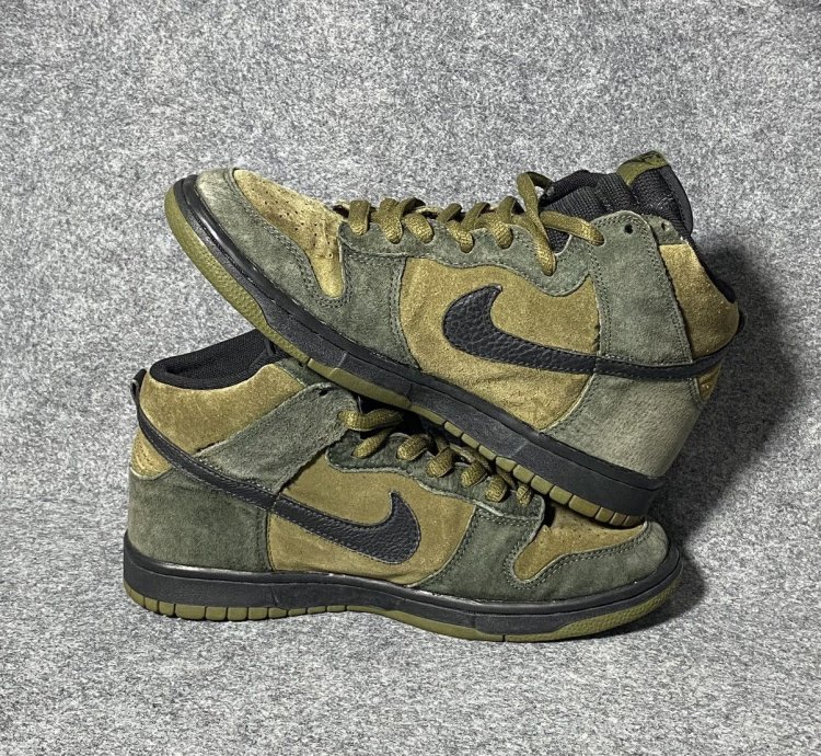 Rare Nike Sb Hulk Dunk High Pro 2003 8 5 Us