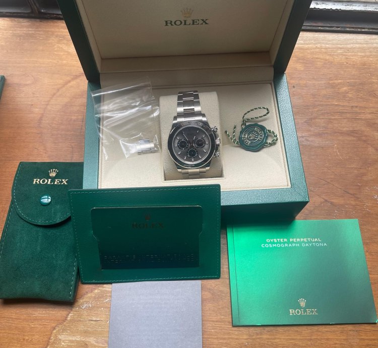 Rolex Daytona Unworn Rolex Ghost White Gold Daytona