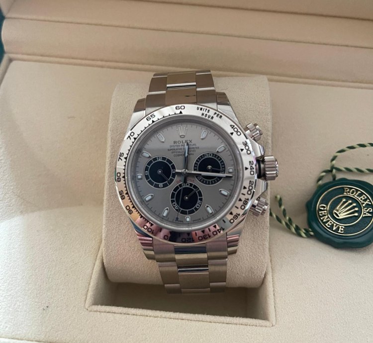 Rolex Daytona Unworn Rolex Ghost White Gold Daytona
