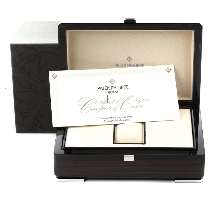 Patek Philippe World Time Chronograph Complications White Gold Mens Watch 5930 Box Papers