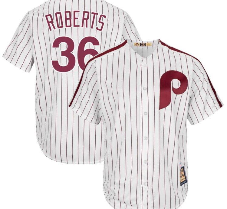Philadelphia Phillies Robin Roberts White Throwback Jersey