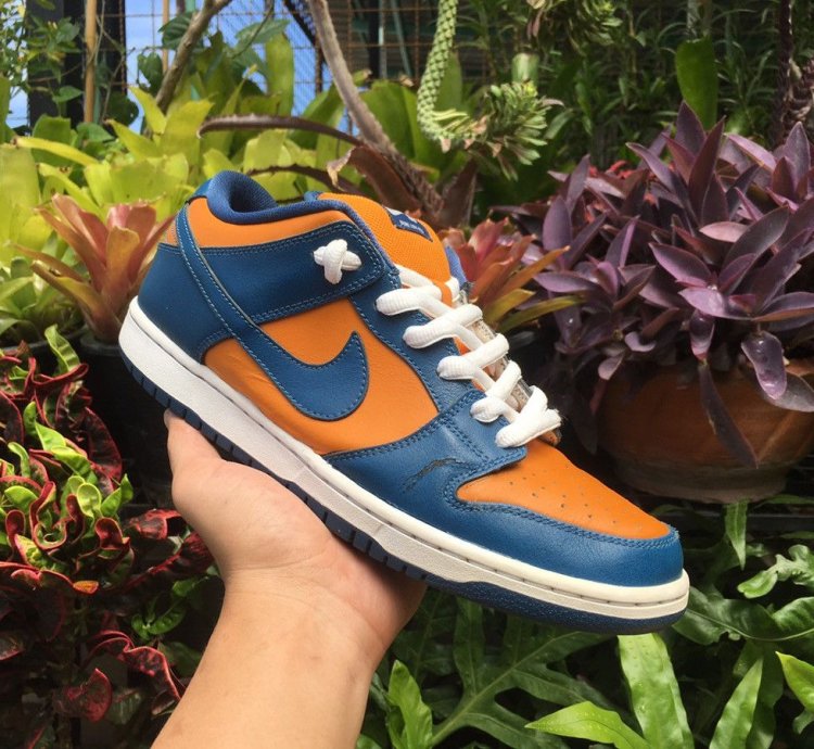 Rare Sample Nike Sb Dunk Low Sunset French Blue 2010