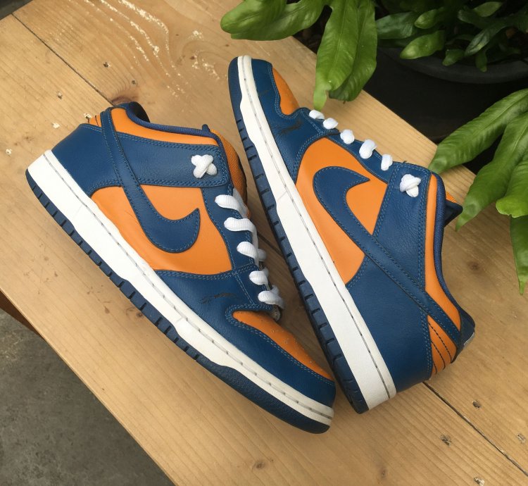 Rare Sample Nike Sb Dunk Low Sunset French Blue 2010