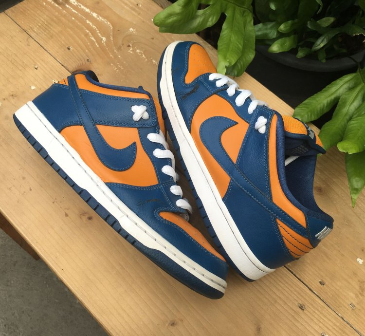 Rare Sample Nike Sb Dunk Low Sunset French Blue 2010