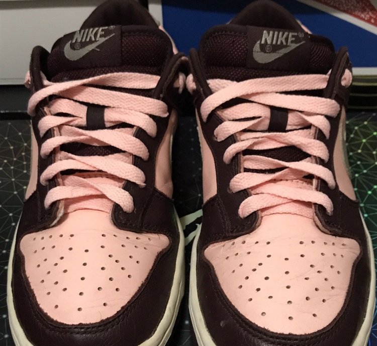 Rare Women Nike Sb Dunk Low Mahogany Uncherry Pink Storm