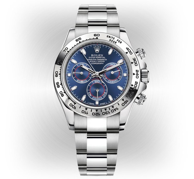 Rolex Daytona Unworn White Gold 116509 Cosmograph Daytona 40mm Blue Dial Oyster Bracelet