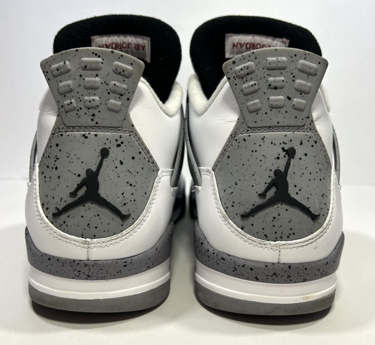 Nike Air Jordan 4 Retro White Cement Shoes Size 11 5