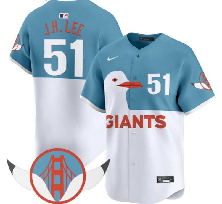 Jung Hoo Lee Jersey 51 San Francisco Giants Seagull 2025 Vapor Premier Limited Stitched