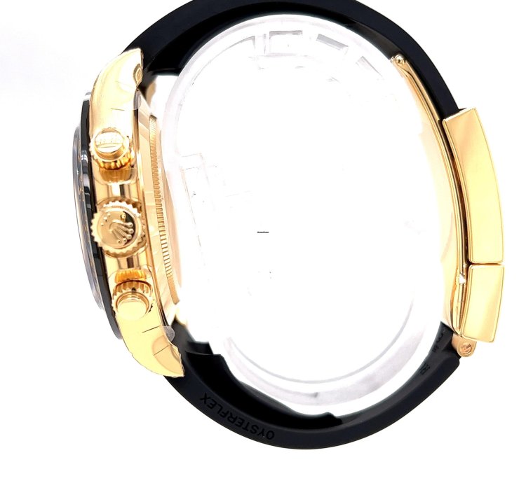 Rolex Daytona Unworn Yellow Gold Daytona 116518ln Black Diamond Dial