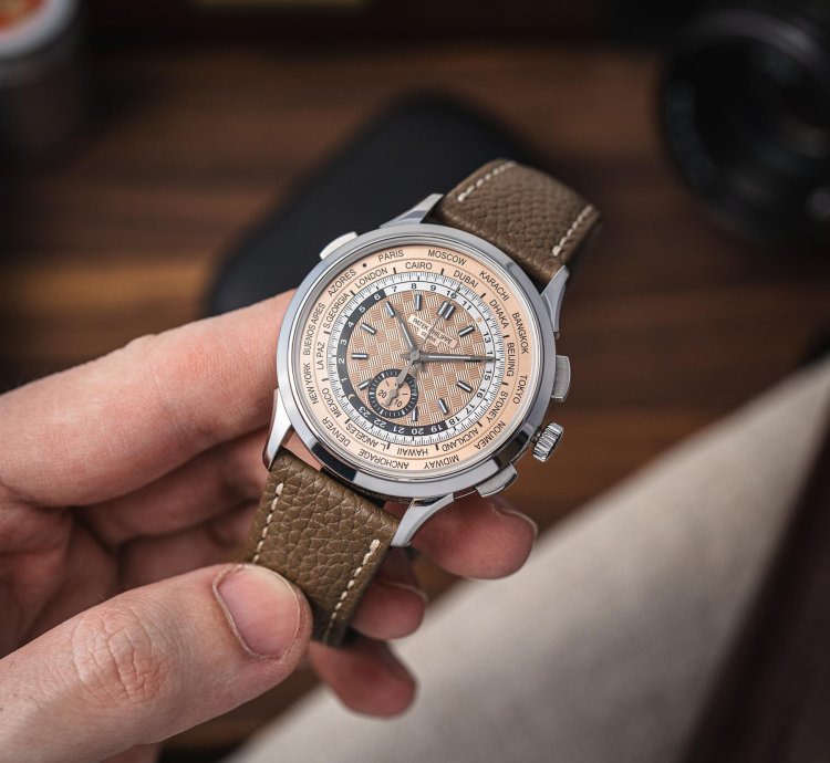 Patek Philippe World Time Chronograph Flyback 41 Mm Ref 5935a-001