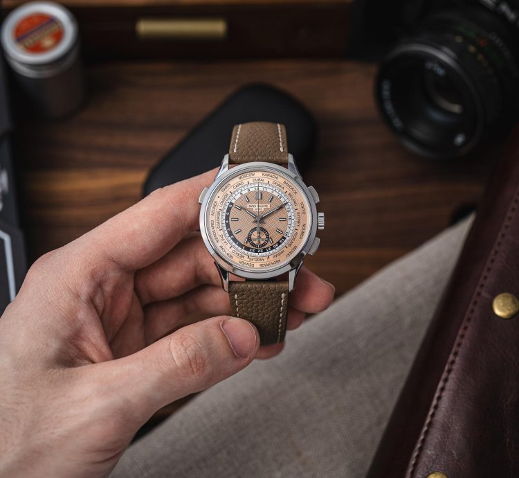 Patek Philippe World Time Chronograph Flyback 41 Mm Ref 5935a-001