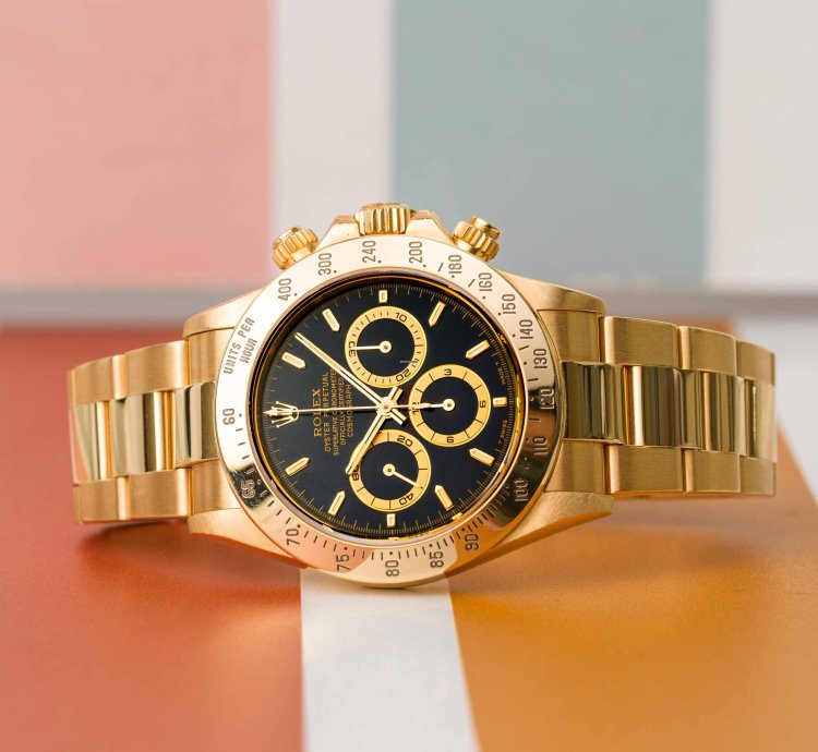 Rolex Daytona Vintage 1995 Cosmograph Daytona Zenith Movement Yellow Gold 40mm 16528 - Rare