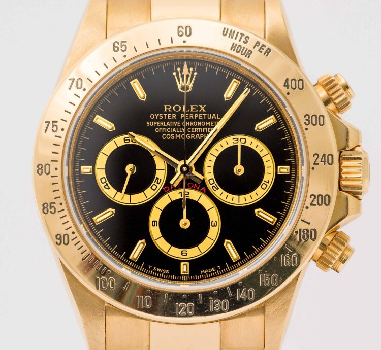 Rolex Daytona Vintage 1995 Cosmograph Daytona Zenith Movement Yellow Gold 40mm 16528 - Rare