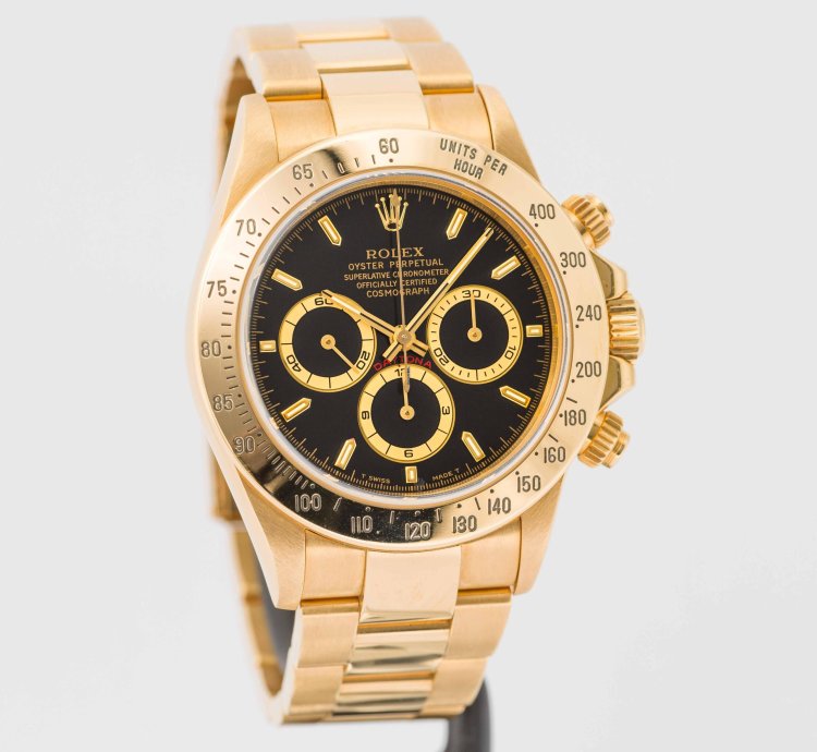 Rolex Daytona Vintage 1995 Cosmograph Daytona Zenith Movement Yellow Gold 40mm 16528 - Rare