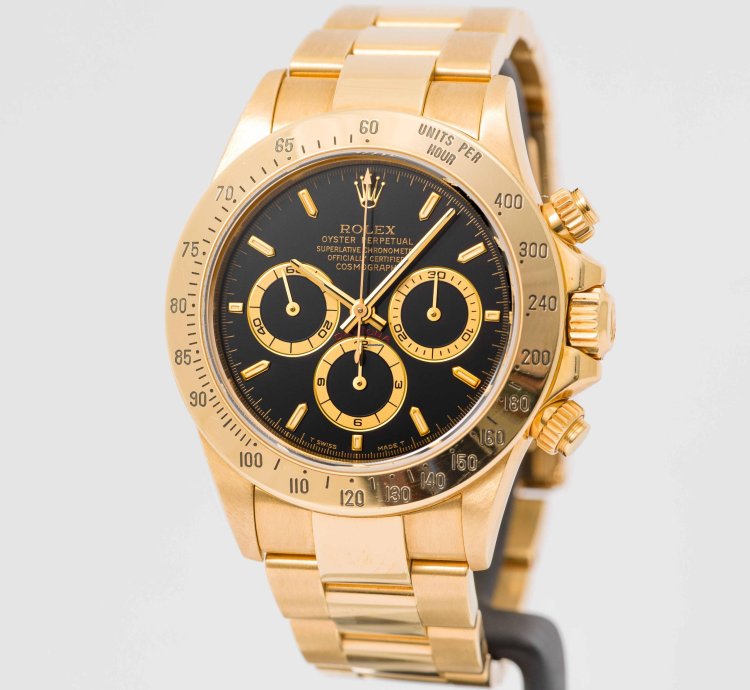 Rolex Daytona Vintage 1995 Cosmograph Daytona Zenith Movement Yellow Gold 40mm 16528 - Rare