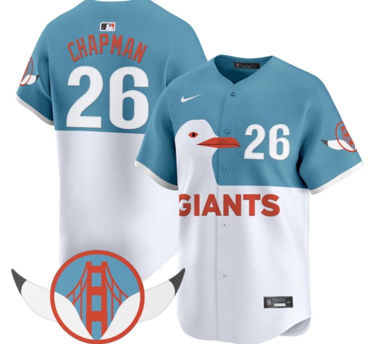 Matt Chapman Jersey 26 San Francisco Giants Seagull 2025 Vapor Premier Limited Stitched
