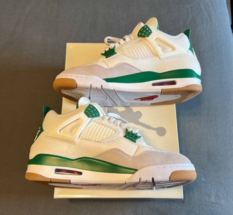 Nike Air Jordan 4 Sb Pine Green Size 9 Dr5415 103