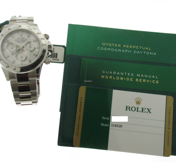 Rolex Daytona White 116520 Nos