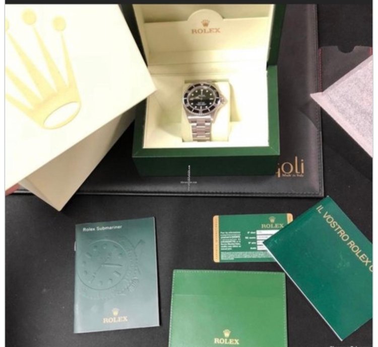 Rolex Submariner no Date Full Set Rrr Nuovo New 4 Scritte Cosc Stikered