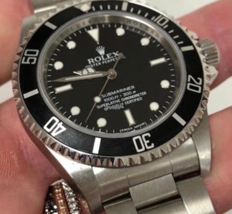 Rolex Submariner no Date Full Set Rrr Nuovo New 4 Scritte Cosc Stikered