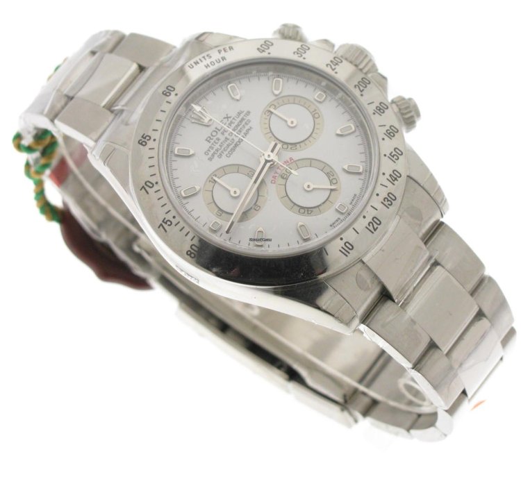 Rolex Daytona White 116520 Nos Serial Luminova Lc 532 Saudi Arabia