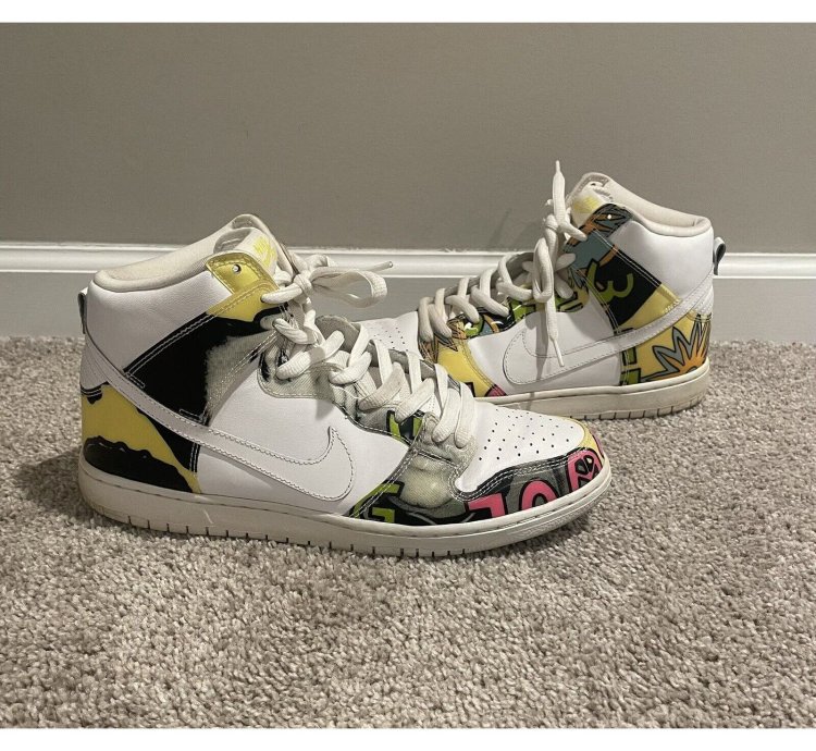 Size 11 5- Nike Sb Dunk High De La Soul 2015 Rare 748751-177