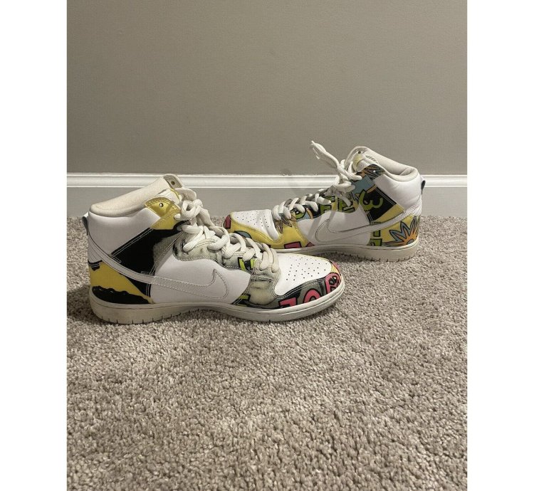 Size 11 5- Nike Sb Dunk High De La Soul 2015 Rare 748751-177