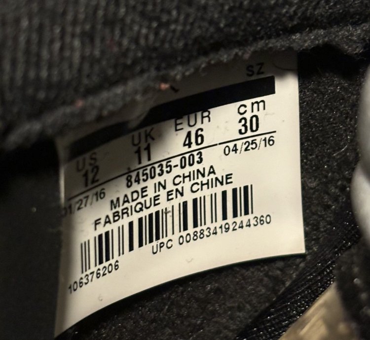 Nike Air Jordan 5 Black Metallic 2016