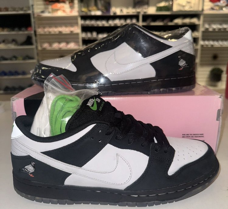 Size 8 5 - Nike Sb Dunk Low Pro Jeff Staple Panda Pigeon
