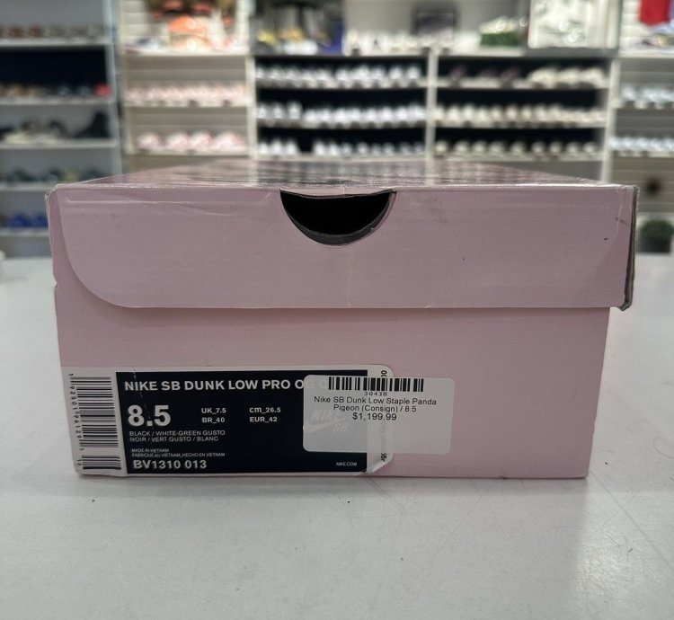 Size 8 5 - Nike Sb Dunk Low Pro Jeff Staple Panda Pigeon