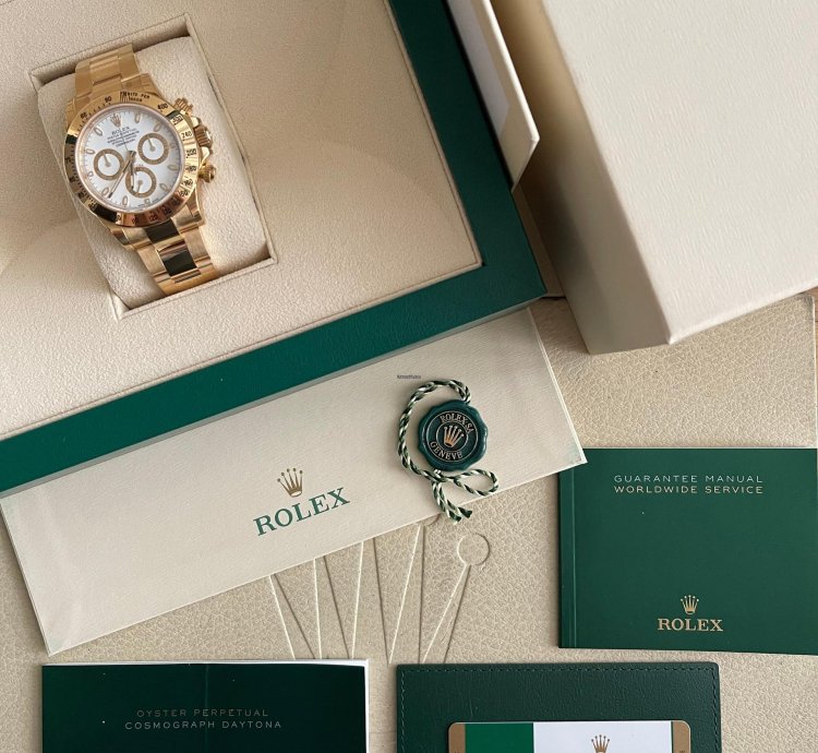 Rolex Daytona White Aph Chromalight 116528 New Stickers Last Production