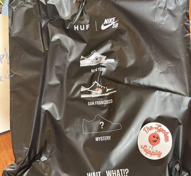 Size 8m Nike Sb Dunk Low Huf San Francisco