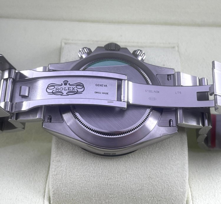 Rolex Daytona White Aph Dial New Unworn Fully Stickers Qr Code Full Set Box Papers - Long Clasp