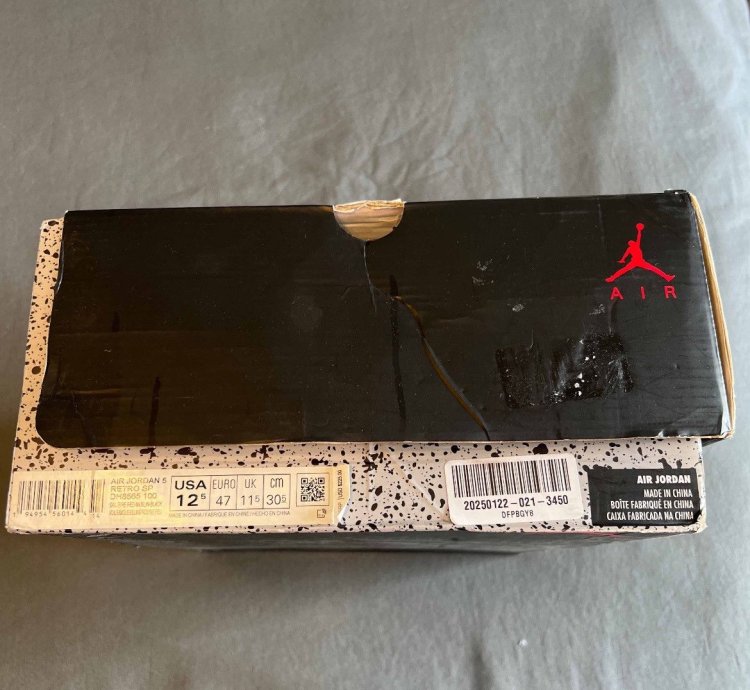 Nike Air Jordan 5 Off White Sail Size 12 5 Dh8565 100