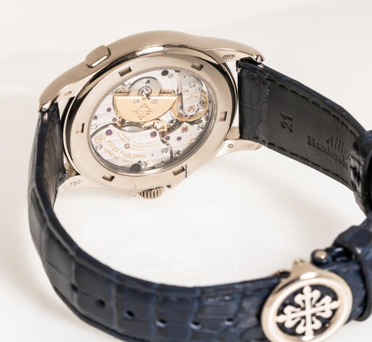 Patek Philippe World Time Cloisonn Ref-5131g-001 18k White Gold Folding Clasp Box Papers Bj-2011 Germany Excellent