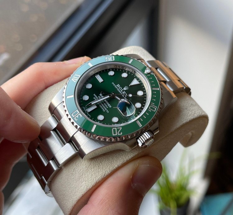 Rolex Submariner Date 116610lv Hulk Full Stickers Barcode