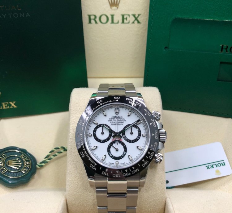 Rolex Daytona White Ceramic Stainless Steel 2023